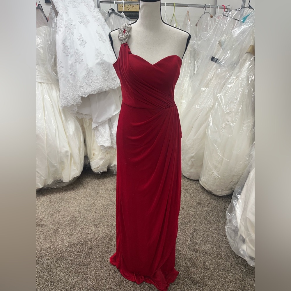 Elegant Red Evening Gown